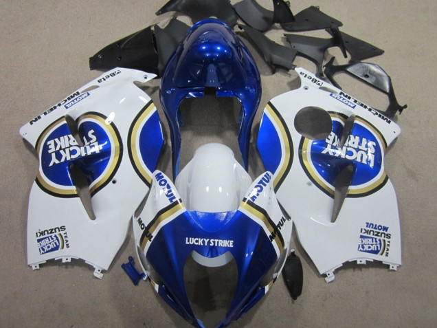 Comprare Carena Moto Suzuki GSXR 1300 Hayabusa 1996-2007 - Bianco Blu Motul Lucky Strike