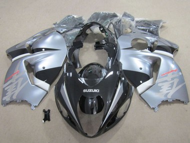 Comprare Carena Moto Suzuki GSXR 1300 Hayabusa 1996-2007 - Nero Opaco Argento