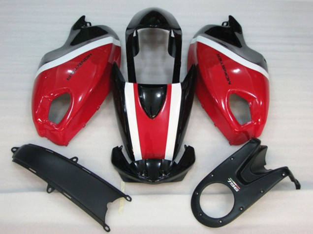 Comprare Kit Carena Moto Ducati Monster 696 2008-2012 - Bianco Rosso Nero Lucido