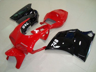 Comprare Carena Moto Ducati 748 1993-2005 - Rosso Nero Lucido
