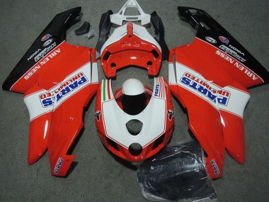 Comprare Carena Moto Ducati 749 999 2003-2004 - Bianco Rosso Nero Lucido Parts Unlimited