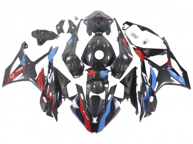 Comprare Carena Moto BMW S1000RR 2023-2024 - Blu Rosso Fibra di Carbonio
