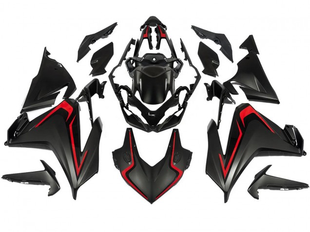 Comprare Carena Moto Honda CBR500R 2022-2023 - Nero Opaco Rosso