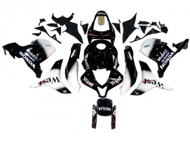 Comprare Carena Moto Honda CBR600RR 2009-2012 - Nero Lucido Bianco West