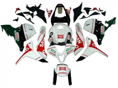 Comprare Carena Moto Honda CBR600RR 2009-2012 - Bianco Rosso Verde Castrol San Carlo