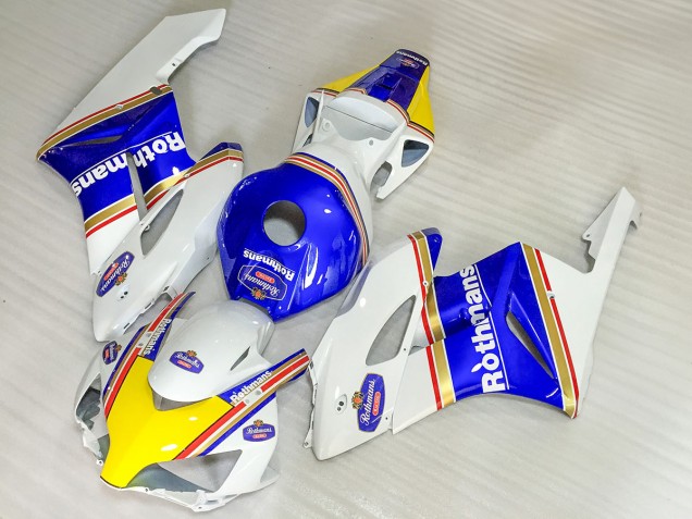 Comprare Carena Moto Honda CBR1000RR 2004-2005 - Bianco Blu Giallo Rothmans