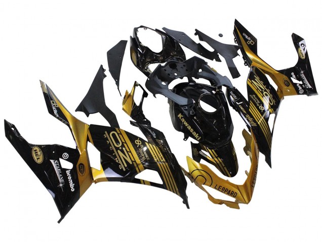 Comprare Carena Moto Kawasaki EX400 2018-2024 - Oro Nero Lucido