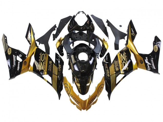 Comprare Carena Moto Kawasaki EX400 2018-2024 - Oro Nero Lucido