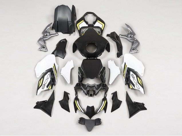 Comprare Carena Moto Kawasaki Z900 2020-2024 - Nero Bianco Giallo