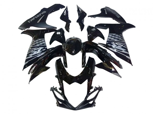 Comprare Carena Moto Suzuki GSXR 600/750 2011-2024 - Nero Lucido Argento
