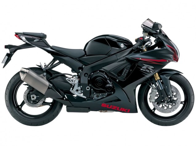 Comprare Carena Moto Suzuki GSXR 600/750 2011-2024 - Nero Opaco Rosso