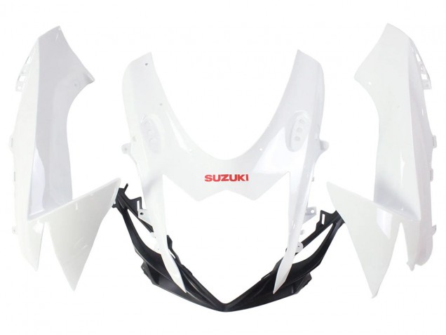 Comprare Carena Moto Suzuki GSXR 600/750 2011-2024 - Bianco Nero Lucido Rosso Decal