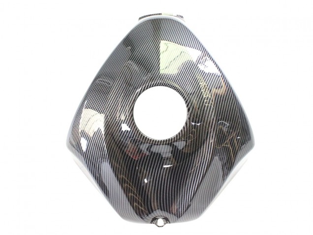 Comprare Carena Moto Suzuki GSXR 600/750 2006-2007 - Nero Bianco Fibra di Carbonio Stile