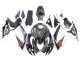 Comprare Carena Moto Suzuki GSXR 600/750 2006-2007 - Nero Bianco Fibra di Carbonio Stile
