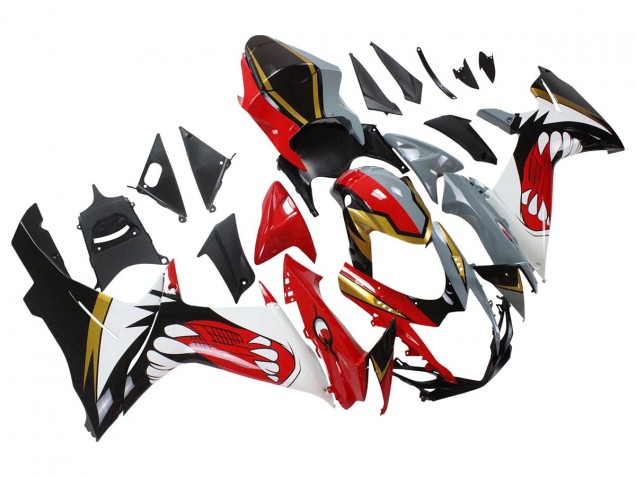 Comprare Carena Moto Suzuki GSXR 600/750 2011-2024 - Rosso Oro Grigio Nero Bianco Squalo