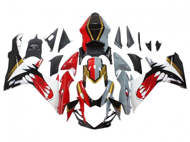 Comprare Carena Moto Suzuki GSXR 600/750 2011-2024 - Rosso Oro Grigio Nero Bianco Squalo