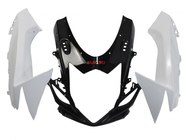 Comprare Carena Moto Suzuki GSXR 600/750 2011-2024 - Bianco Nero Lucido