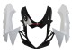 Comprare Carena Moto Suzuki GSXR 600/750 2011-2024 - Bianco Nero Lucido