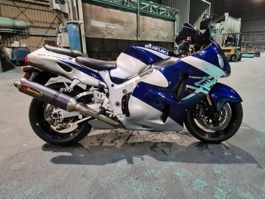 Comprare Carena Moto Suzuki GSXR 1300 Hayabusa 1996-2007 - Blu Bianco