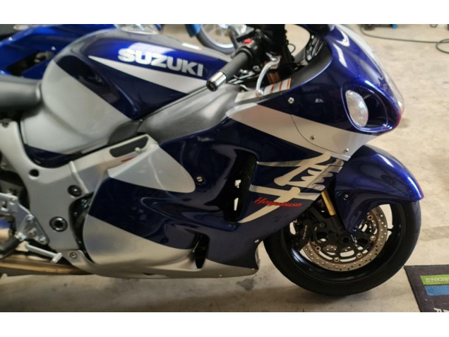 Comprare Carena Moto Suzuki GSXR 1300 Hayabusa 1996-2007 - Blu Bianco