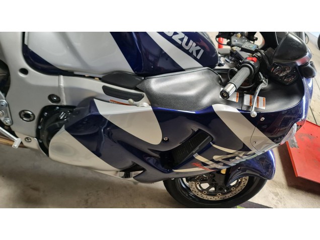 Comprare Carena Moto Suzuki GSXR 1300 Hayabusa 1996-2007 - Blu Bianco