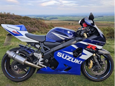 Comprare Carena Moto Suzuki GSXR 600 2004-2005 - Blu Bianco Rosso