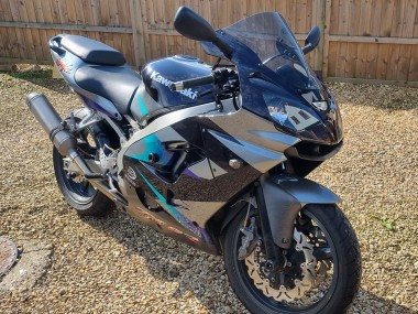 Comprare Carena Moto Kawasaki Ninja ZX9R 2002-2003 - Blu Argento