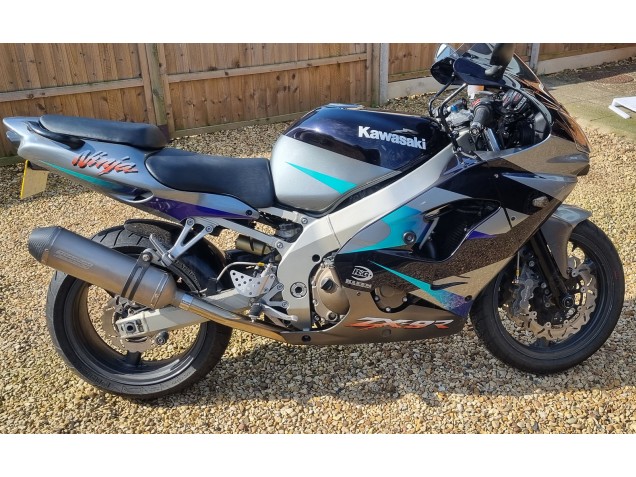 Comprare Carena Moto Kawasaki Ninja ZX9R 2002-2003 - Blu Argento