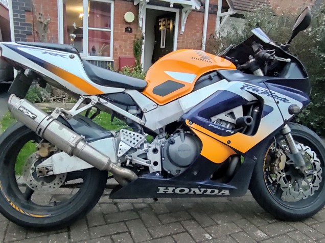 Comprare Carena Moto Honda CBR900RR 929RR 2000-2001 - Argento Arancia Blu