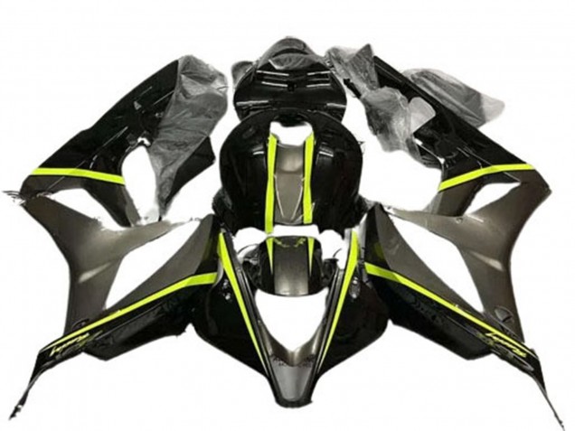 Comprare Carena Moto Honda CBR600RR 2007-2008 - Nero Lucido Alta Visibilità Giallo