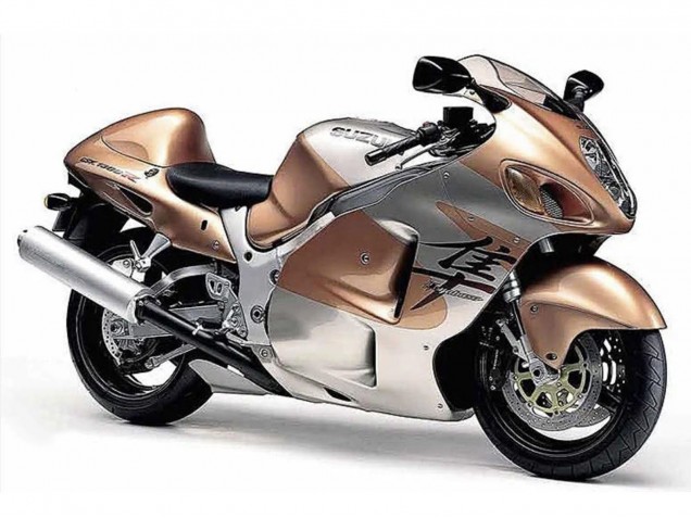 Comprare Carena Moto Suzuki GSXR 1300 Hayabusa 1996-2007 - Marrone Chiaro Argento