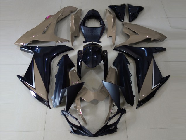 Marrone Lucido & Nero 11-24 Suzuki GSXR 600-750 Carene Moto Marrone Lucido & Nero 11-24 Suzuki GSXR 600-750 Carene Moto