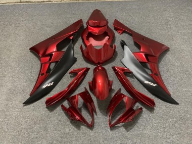 Marrone & Nero 06-07 Yamaha R6 Carene Moto