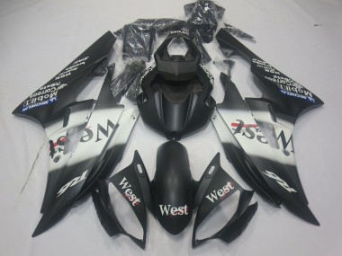 Matte West 06-07 Yamaha R6 Carene Moto