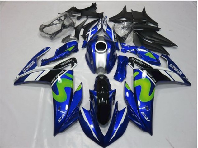 Movistar 15-18 Yamaha R3 Carene Moto Movistar 15-18 Yamaha R3 Carene Moto
