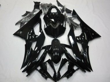 N2 Nero Lucido 08-16 Yamaha R6 Carene Moto