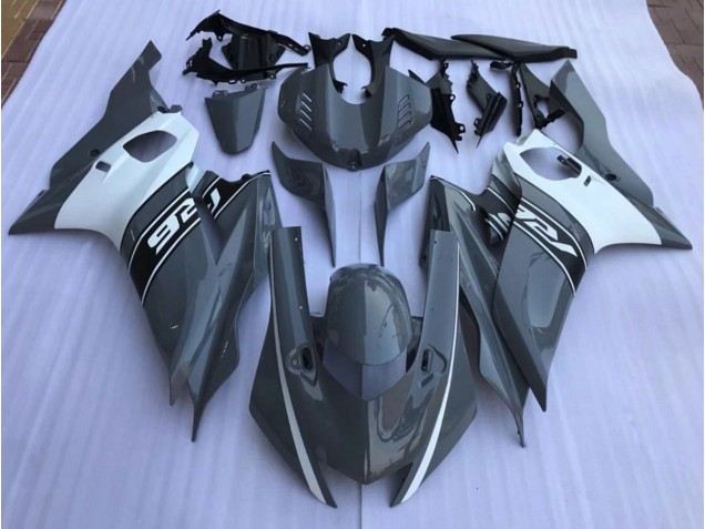 Nardo Grigio & Bianco 17-21 Yamaha R6 Carene Moto Nardo Grigio & Bianco 17-21 Yamaha R6 Carene Moto