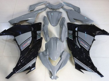 Nardo Grigio & Nero 13-18 Kawasaki Ninja 300 Carene Moto