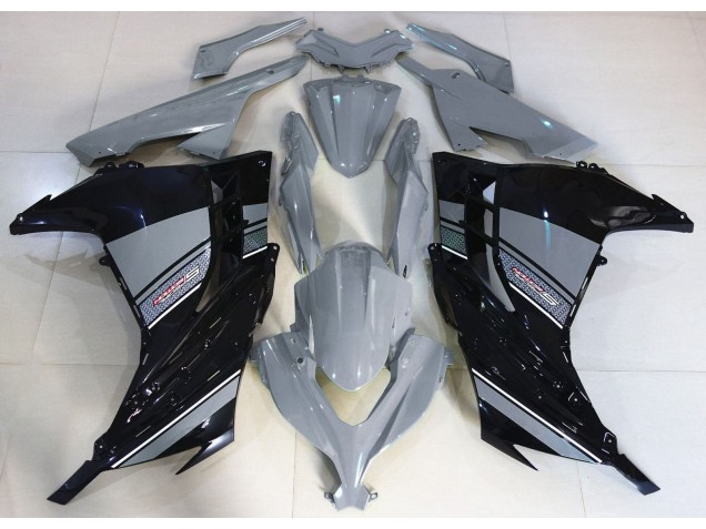Nardo Grigio & Nero 13-18 Kawasaki Ninja 300 Carene Moto Nardo Grigio & Nero 13-18 Kawasaki Ninja 300 Carene Moto