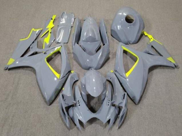 Nardo / Haute Visibilité Jaune 06-07 Suzuki GSXR 600-750 Carene Moto Nardo / Haute Visibilité Jaune 06-07 Suzuki GSXR 600-750 Carene Moto