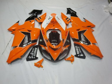 Nero Arancione 06-07 Kawasaki ZX10R Carene Moto