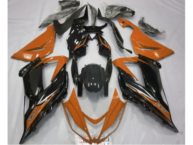 Nero & Arancione 13-18 Kawasaki ZX6R Carene Moto Nero & Arancione 13-18 Kawasaki ZX6R Carene Moto