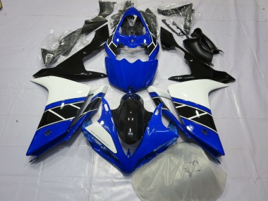 Nero Bianco & Nero 07-08 Yamaha R1 Carene Moto