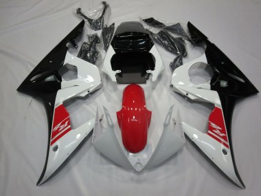 Nero Bianco & Rosso 05 Yamaha R6 Carene Moto