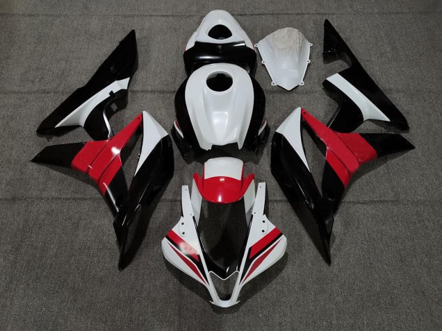 Nero Bianco & Rosso 07-08 Honda CBR600RR Carene Moto Nero Bianco & Rosso 07-08 Honda CBR600RR Carene Moto