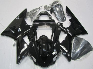 Nero Lucido 00-01 Yamaha R1 Carene Moto