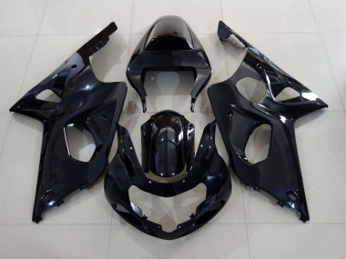 Nero Lucido 00-02 Suzuki GSXR 1000 Carene Moto