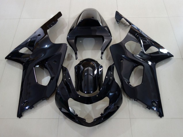 Nero Lucido 00-02 Suzuki GSXR 1000 Carene Moto