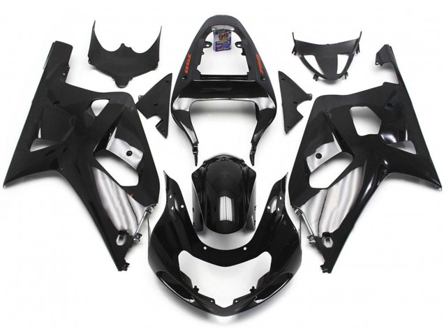 Nero Lucido 01-03 Suzuki GSXR 600-750 Carene Moto Nero Lucido 01-03 Suzuki GSXR 600-750 Carene Moto