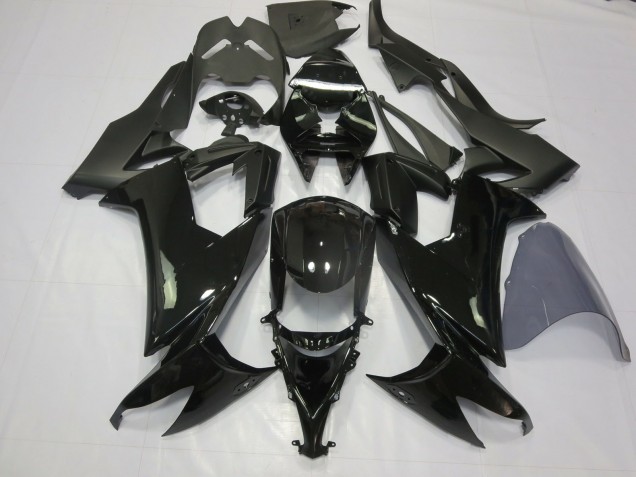 Nero Lucido 08-10 Kawasaki ZX10R Carene Moto Nero Lucido 08-10 Kawasaki ZX10R Carene Moto